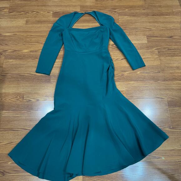 Sachin & Babi green Sharlize Asymmetric Cutout Midi Dress size 4 - Picture 12 of 15